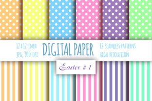 Download Polka Dot and Stripes Digital Paper - Stripes Collection