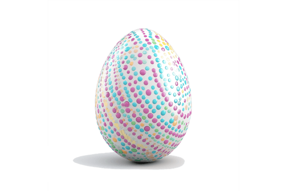 Download Pastel Dots Easter Egg - Pastel dots Collection