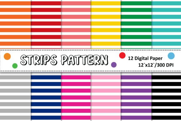 Download Stripes Digital Paper - Stripes Collection