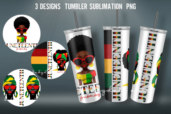 Download Juneteenth Tumbler Sublimation Design - Premium Resources