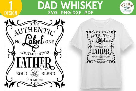 Download Dad Whiskey Label Svg Sublimation Design - Premium Bundle