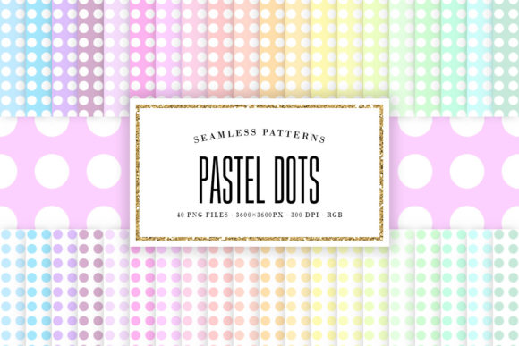 Download Pastel Dots Seamless Patterns - Pastel dots Collection